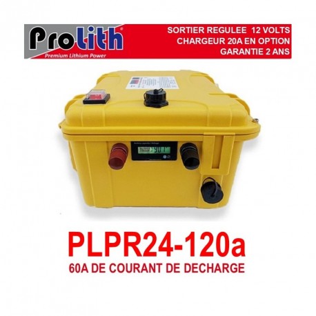 BATTERIE PROLITH PLPR 24 VOLTS 120 AH 60A